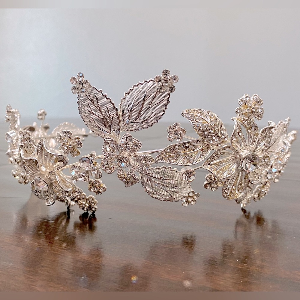 Crystal tiara headband